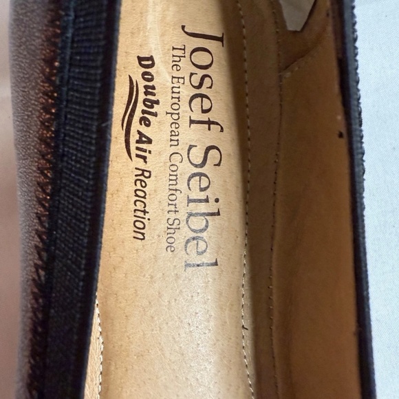 Josef Seidel Womens Pippa 07 Ballet Flats Black & Metallic Shoes EU 36 US 5-5.5 - Picture 9 of 16